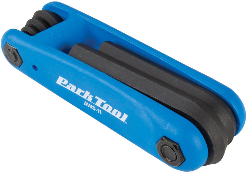Load image into Gallery viewer, Park Tool AWS-11 Metric Folding Hex Wrench Set 3mm 4mm 5mm 6mm 8mm 10mm
