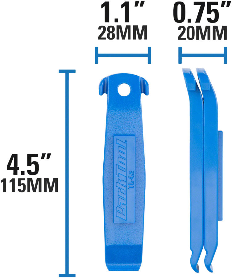Park Tool TL-4.2 Tire Lever Set (2 Snap-together Tire Levers)