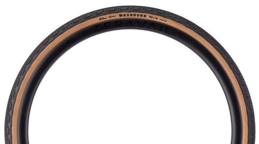 Teravail Washburn Tire - 700 x 40, Tubeless, Folding, Tan, Durable, Fast Compound