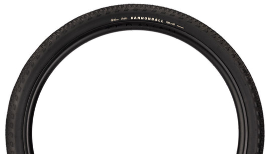 Teravail Cannonball Tire - 700 x 55, Tubeless, Folding, Black, Durable, Fast Compound