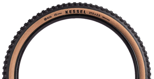 Teravail Kessel Tire - 27.5 x 2.5, Tubeless, Folding, Tan, Durable, Grip Plus Compound