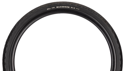 Teravail Washburn Tire - 700 x 45, Tubeless, Folding, Black, Light and Supple, Fast Compound