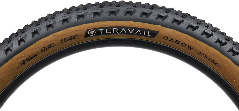 Load image into Gallery viewer, Teravail Oxbow Tire - 27.5 x 3, Tubeless, Folding, Tan, Light and Supple
