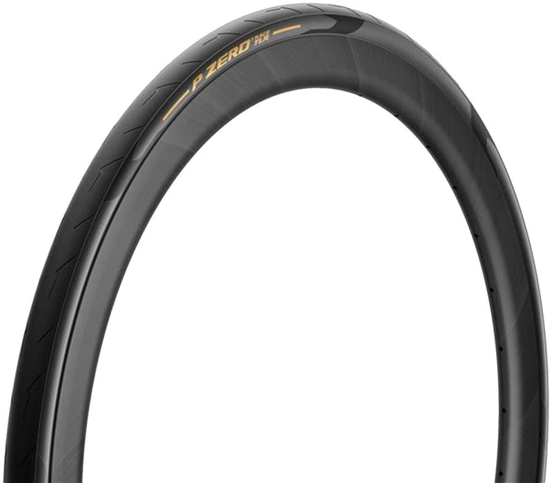 Load image into Gallery viewer, Pirelli P ZERO Race TLR Tire - 700 x 28, Tubeless, Folding, Black/Gold, SmartEvo, SpeedCore
