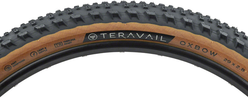 Load image into Gallery viewer, Teravail Oxbow Tire - 29 x 2.8, Tubeless, Folding, Tan, Light and Supple
