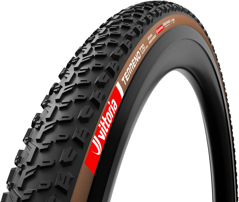 Load image into Gallery viewer, Vittoria-Terreno-T70-Coarse-Loose-Tire-700c-40-Folding-TIRE14300-Folding-Tires
