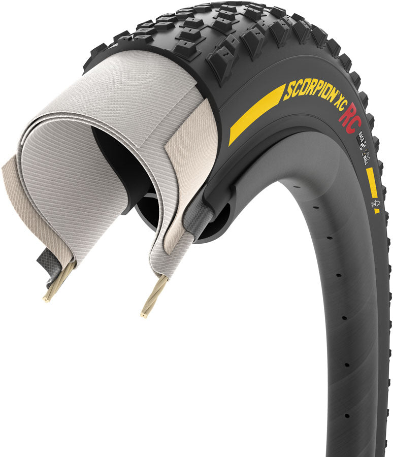 Load image into Gallery viewer, Pirelli Scorpion XC RC Tire - 29 x 2.4, Tubeless, Folding, Yellow Label, Team Edition, ProWall, Race

