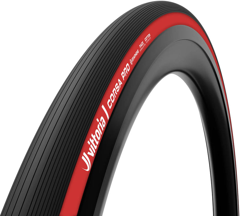 Load image into Gallery viewer, Vittoria Corsa Pro G2.0 Tubeless Road Cycling Tire 700x28 Red Limited Edition, Graphene &amp; Silica Compound
