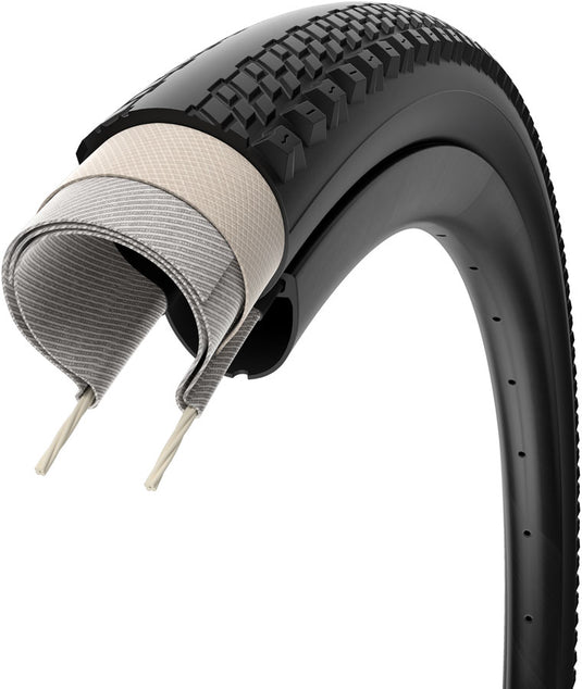 Pirelli Cinturato Gravel RH Tire - 700 x 40, Tubeless, Folding, Black, SpeedGrip, TechWALL Gravel, Performance