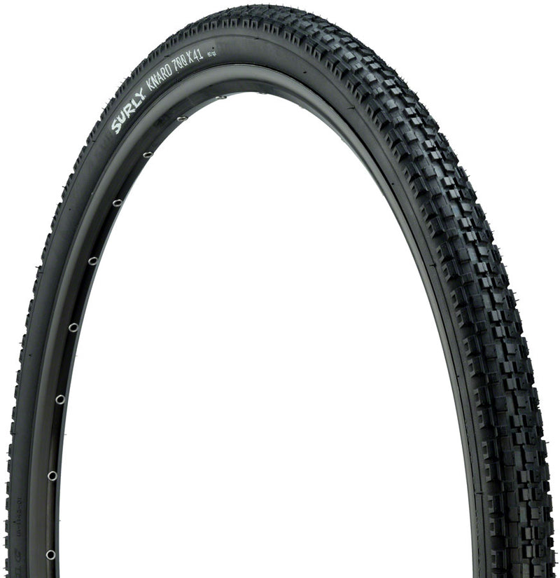 Load image into Gallery viewer, Surly Knard Tire 700 x 41 TPI 33 PSI 75 Clincher Wire Black Gravel Road Bike
