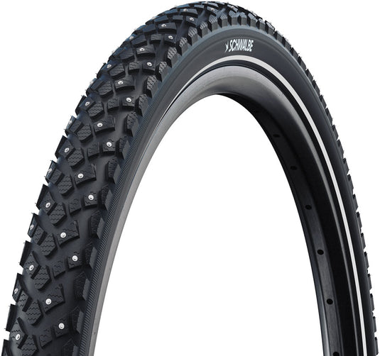 Schwalbe Marathon Winter Plus 700x35 Studded Tire Bundle - Cold-Weather, Puncture-Resistant, E-Bike Ready