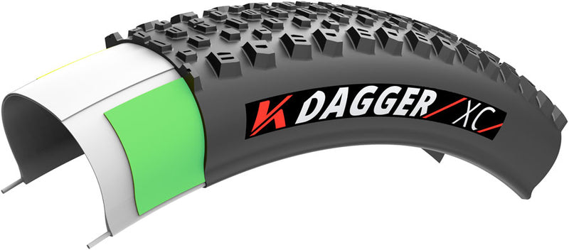 Load image into Gallery viewer, Kenda Dagger Tire - 29 x 2.40, Tubeless, Folding, Black, XC, K-Series
