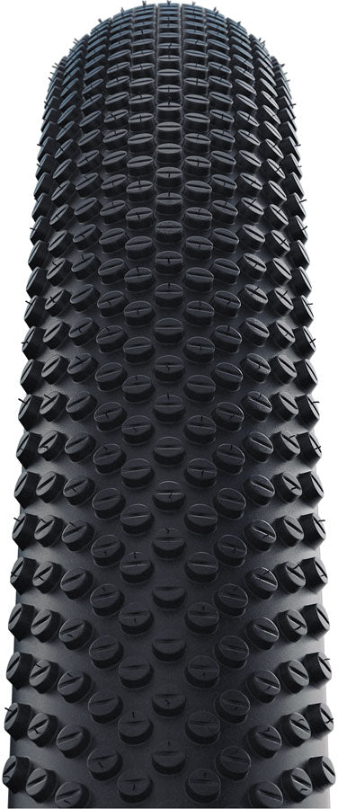 Schwalbe G-One Allround Perf Hybrid Tire, 700x40C, Folding, Tubeless Ready, Addix Green, RaceGuard, 67TPI, Black