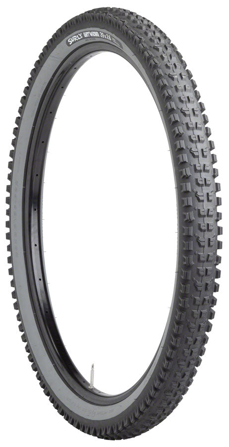 Load image into Gallery viewer, Surly Dirt Wizard Tire 29 x 2.6 Tubeless Folding Black/Slate 60 tpi
