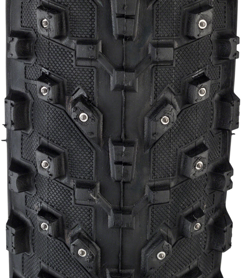 Load image into Gallery viewer, Vee Tire Co. Snow Avalanche Tire 26x4.0 Tubeless Folding Black 120tpi Studded
