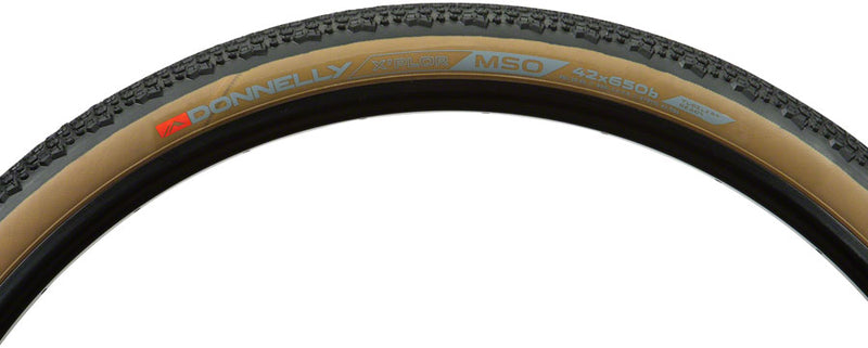 Load image into Gallery viewer, Donnelly Sports X&#39;Plor MSO Tire Tubeless Folding Black/Tan 650b x 50 Gravel
