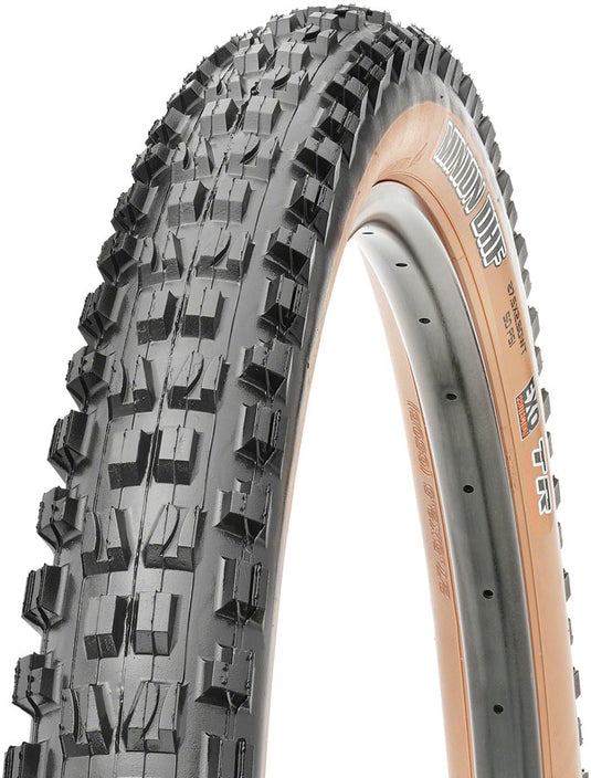 Maxxis Minion DHF Tire Tubeless Folding Black/Dark Tan Dual EXO WT 29 x 2.6