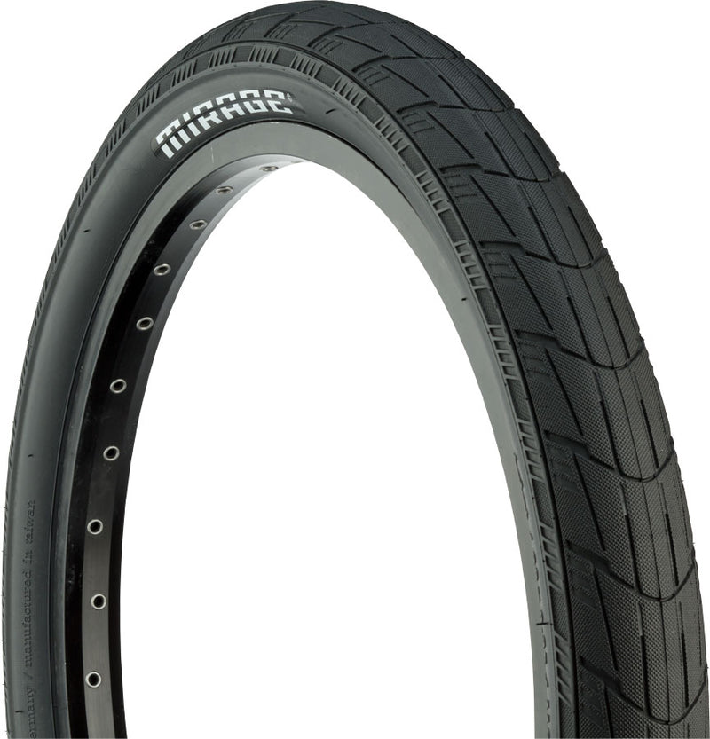 Load image into Gallery viewer, Eclat Mirage Tire 20 x 2.25 TPI 110 Clincher Wire Black Reflective BMX
