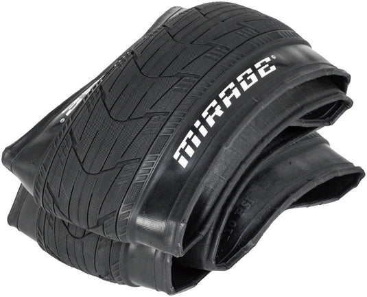 Pack of 2 Eclat Mirage Tire 20 x 2.45 Clincher Folding Black 110tpi BMX Bike