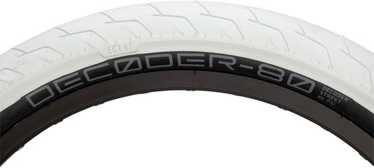 Pack of 2 Eclat Decoder Tire 20 x 2.4 Clincher Wire White/Black 60tpi