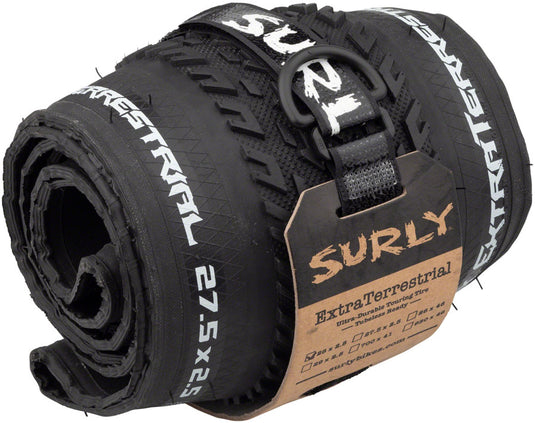 Surly ExtraTerrestrial Tire 26 x 2.5 Tubeless Folding Black 60tpi Touring Hybrid