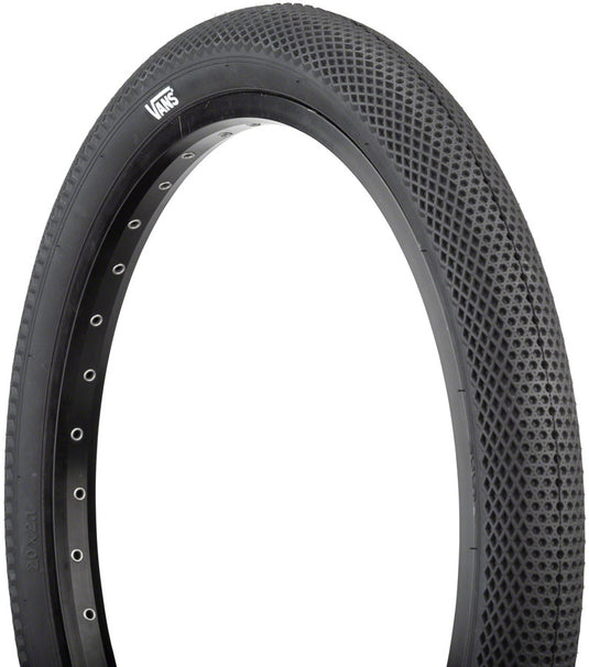 Pack of 2 Cult X Vans Tire 20 x 2.4 Clincher Wire Black Reflective BMX
