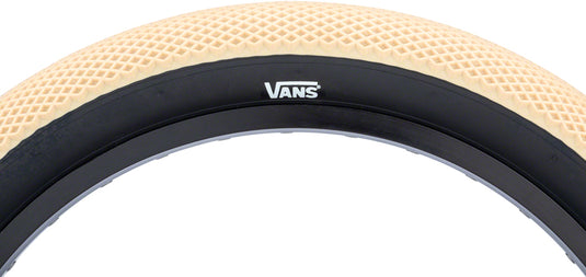 Pack of 2 Cult X Tire 20 x 2.4 Clincher Wire Cream Black Classic Waffle Pattern