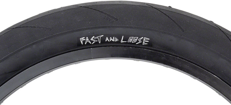 Load image into Gallery viewer, Cult Fast and Loose Tire 20 x 2.4 Clincher Wire Black Reflective BMX
