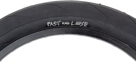 Pack of 2 Cult Fast and Loose Tire 20 x 2.4 Clincher Wire Black BMX Bike