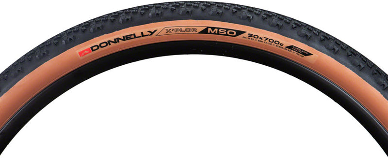 Load image into Gallery viewer, Donnelly Sports X&#39;Plor MSO Tire Tubeless Folding Black/Tan 120TPI 700 x 50
