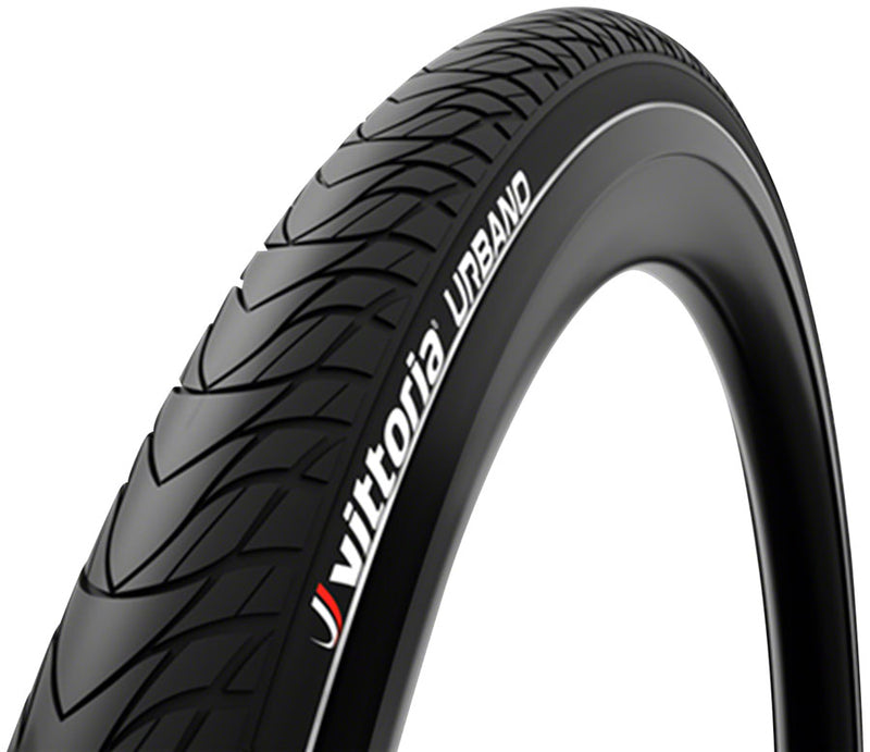 Load image into Gallery viewer, Pack of 2 Vittoria Urbano Tire 700 x 45 Clincher Wire Black/Reflective Touring Hybrid
