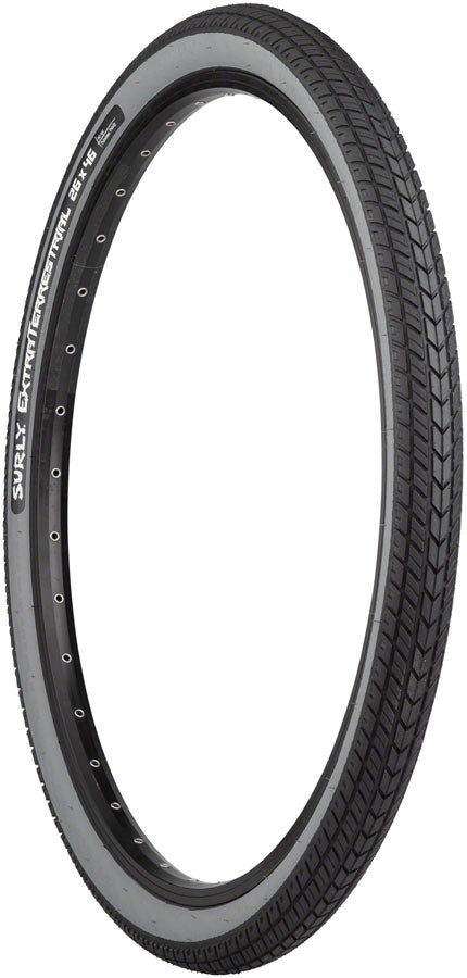 Load image into Gallery viewer, Surly ExtraTerrestrial Tire 26 x 46c Tubeless Folding Black/Slate 60tpi
