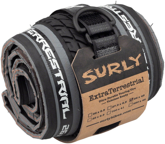 Surly ExtraTerrestrial Tire 26 x 46c Tubeless Folding Black/Slate 60tpi