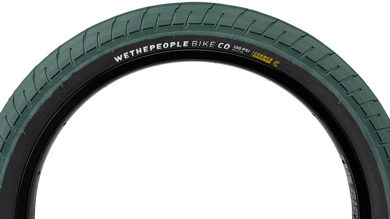 Load image into Gallery viewer, We The People Activate Tire - 20 x 2.35&quot;, 100psi, Green/Black
