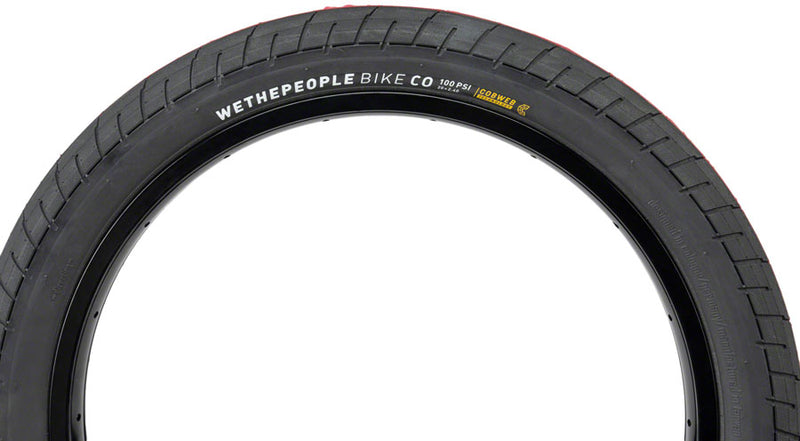 Load image into Gallery viewer, We The People Activate Tire - 20 x 2.35&quot;, 100psi, Black/Red Stripe
