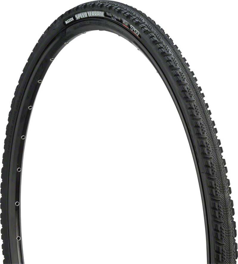 Load image into Gallery viewer, Maxxis Speed Terrane Tire Tubeless Folding Black Dual EXO Casing 700 x 34

