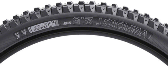 Pack of 2 WTB Verdict Tire TCS Tubeless Black Tough High Grip TriTec E25 29x2.5