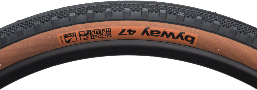 WTB Byway Tire TCS Tubeless, Folding, Dual Compound, Black/Brown 650 x