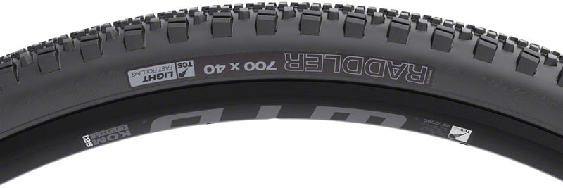 Load image into Gallery viewer, WTB Raddler Tire 700 x 44 TCS Tubeless Folding Black Light Fast Rolling
