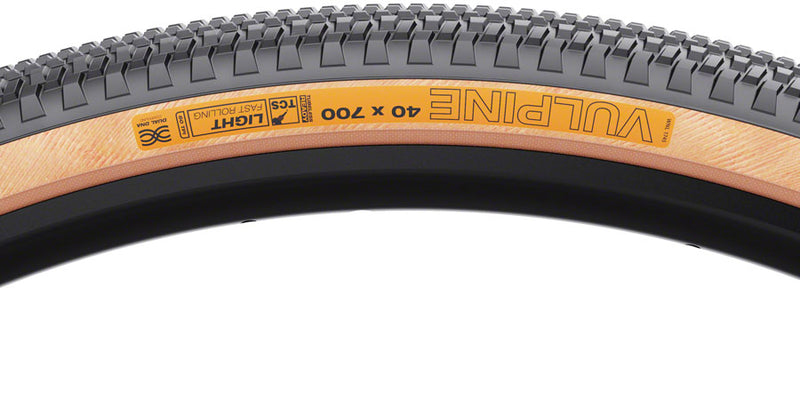 Load image into Gallery viewer, WTB Vulpine 700x40 Tubeless Folding TPI 60 Blk/Tan Reflective Tire Fast Rolling
