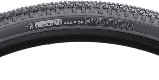 WTB Vulpine 700 x 40 Tubeless Folding TPI 60 Black/Black Reflective Tire