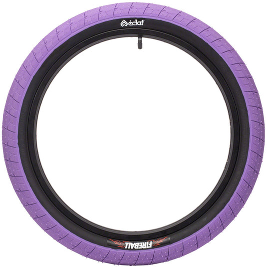 Pack of 2 Eclat Fireball Tire - 20 x 2.3, Purple/Black