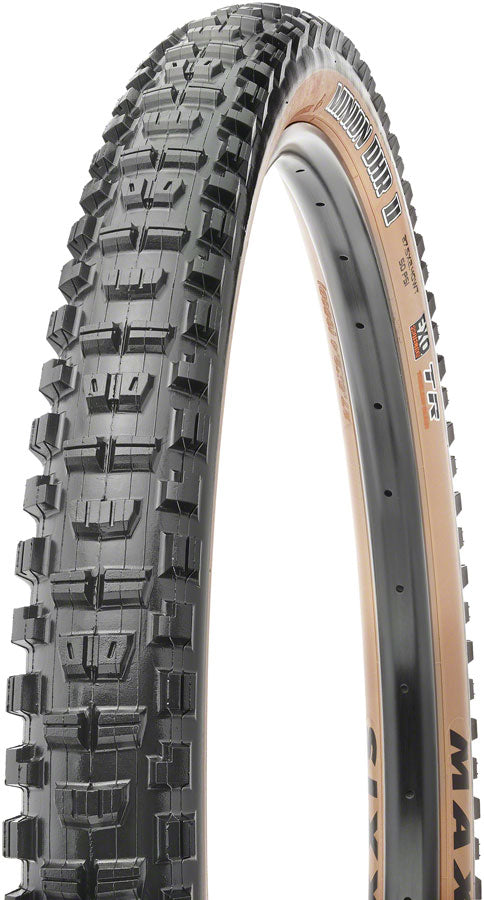 Pack of 2 Maxxis Minion DHR II Tire 29 x 2.4 Tubeless Black/Dark Tan Dual