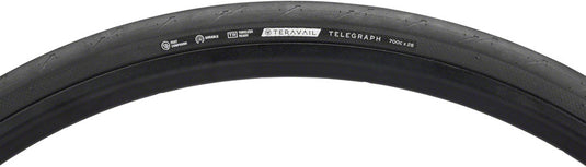 Teravail Telegraph Tire - 700 x 28, Tubeless, Folding, Black, Durable