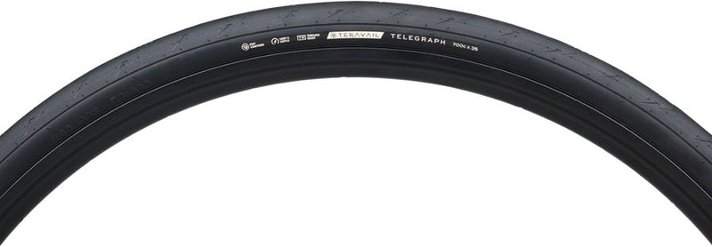 Load image into Gallery viewer, Teravail Telegraph Tire - 700 x 35, Tubeless, Folding, Black, Light and Supple

