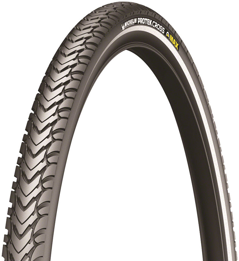 Load image into Gallery viewer, Pack of 2 Michelin Protek Cross Max Tire 700 x 47 Clincher Wire Black Touring Hybrid
