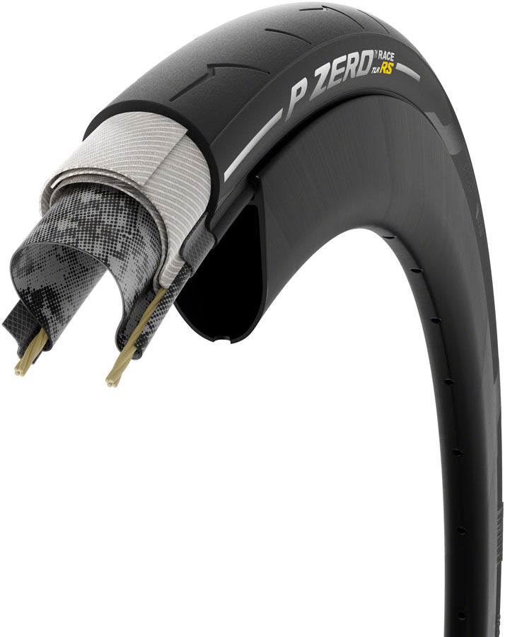 パーツ PIRELLI P ZERO RACE TLR RS 700x26c Pirelli P ZERO Race RS TLR 700x35C Tubeless Road Tire with