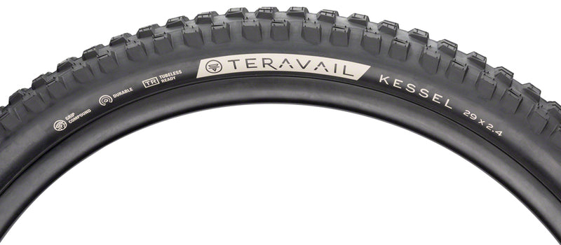Load image into Gallery viewer, Teravail Kessel Tire 29 x 2.4 Tubeless Folding blk Ultra Durable Mountain Bike
