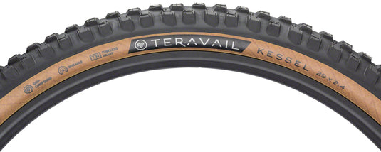 Teravail Kessel Tire - 29 x 2.5, Tubeless, Folding, Tan, Durable, Grip Plus Compound