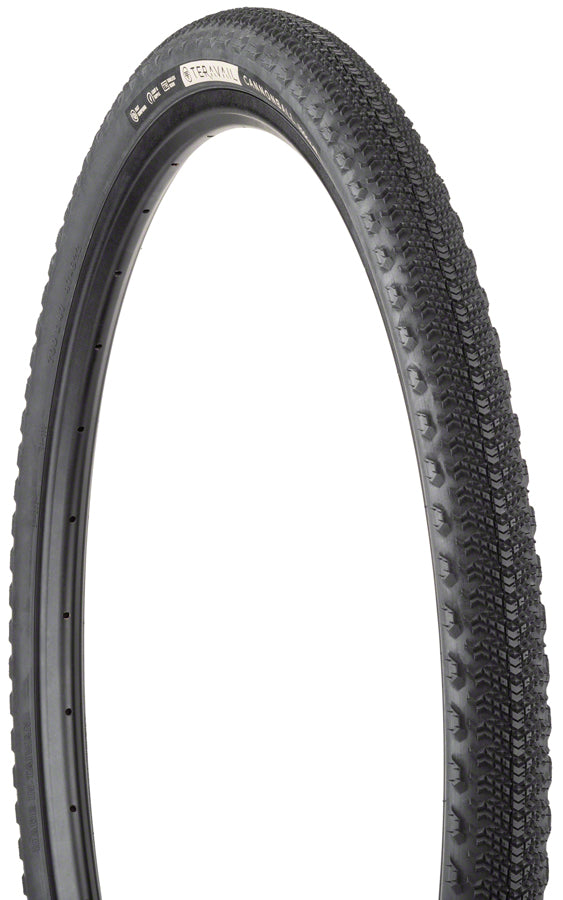Load image into Gallery viewer, Teravail Cannonball Tire 700 x 47 Tubeless Folding Black Durable Gravel
